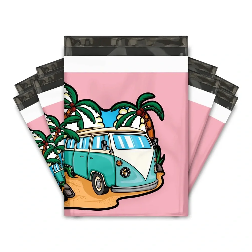 Summer Daze Poly Mailers 10x13 Pack of 25